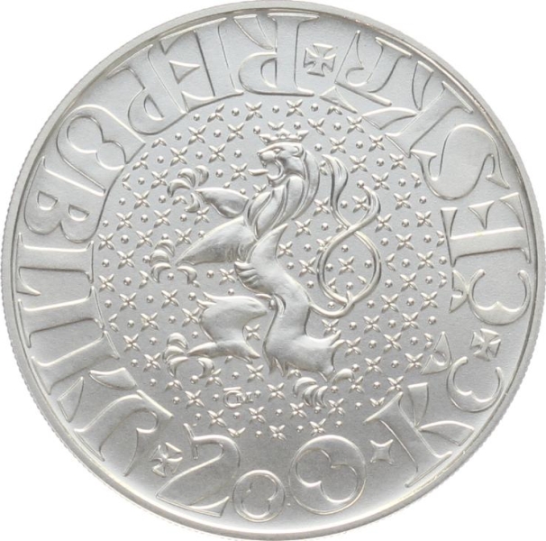 Tschechische Republik 200 Korun 2010 - 700. Jahrestag der Hochzeit von Johann von Luxemburg und Elisabeth von Böhmen
